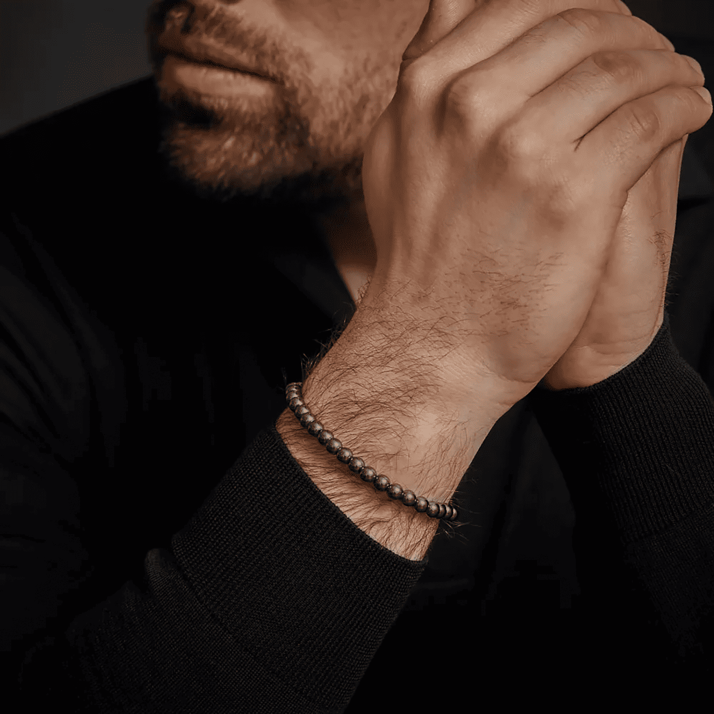 Armband Edelstahl Grey Silver Shine DV Armband Edelstahl Grey Silver Shine DV