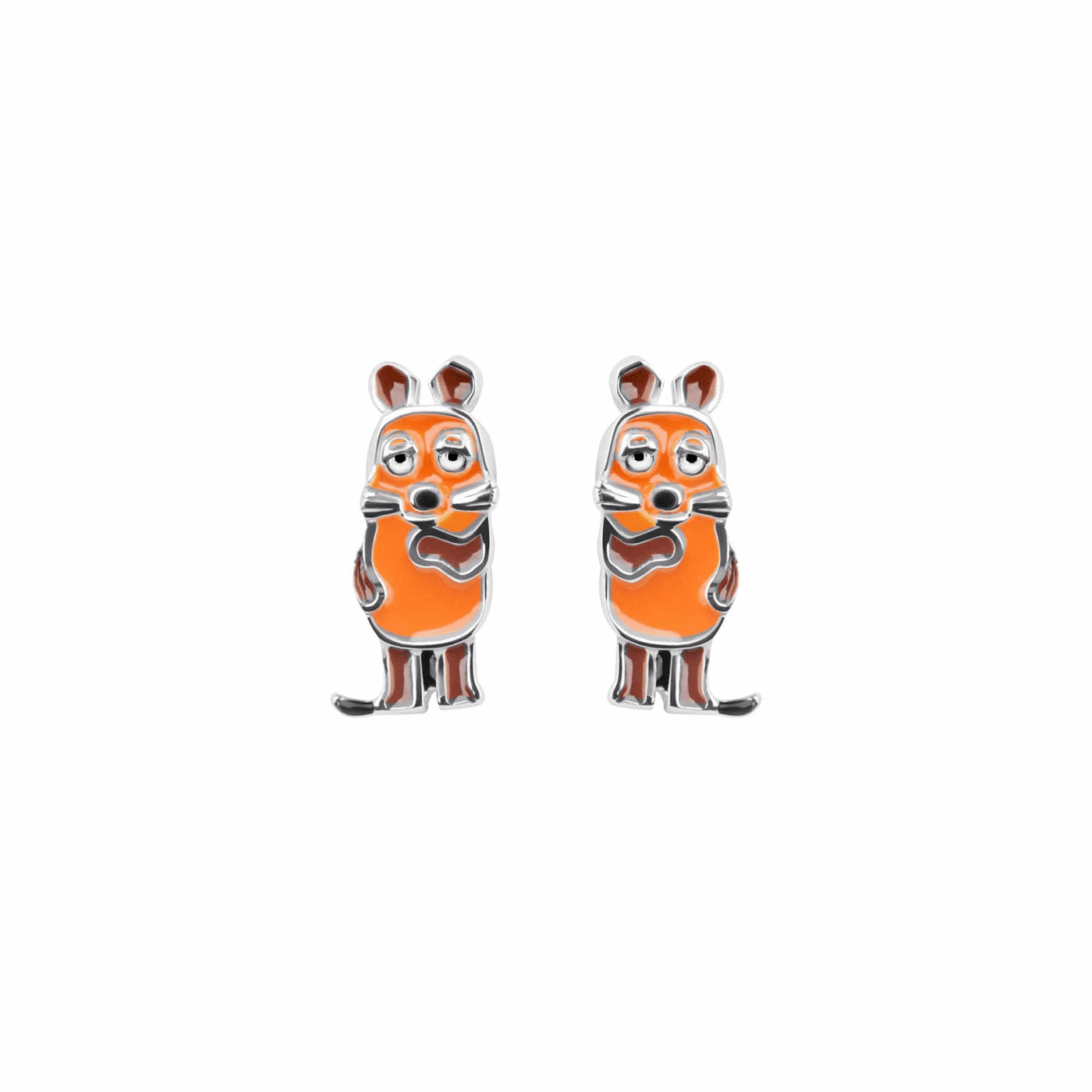 Ohrringe 925er Silber Maus Optimistisch