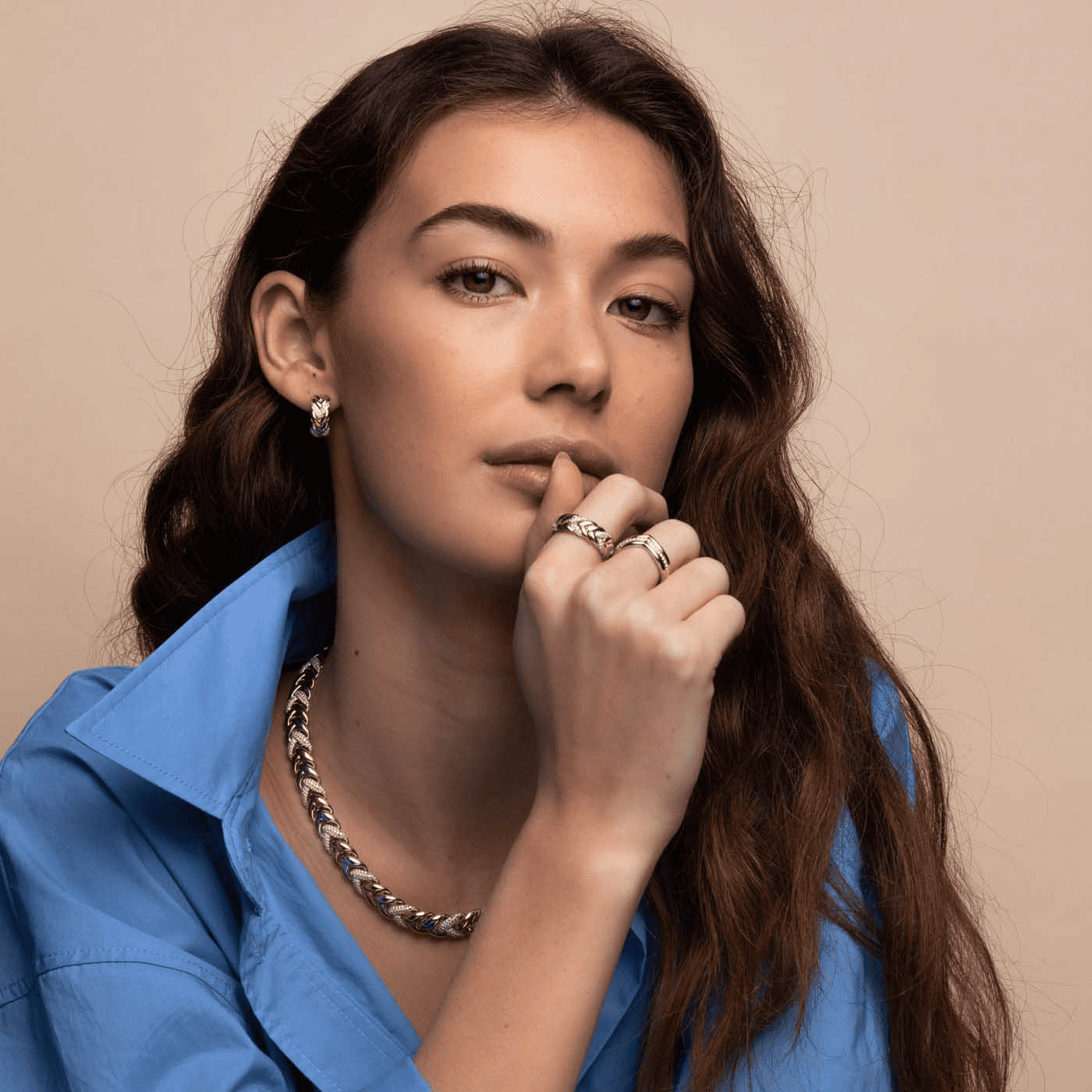 Ring Zirkonia 925er Silber bicolor  Ring Zirkonia 925er Silber bicolor