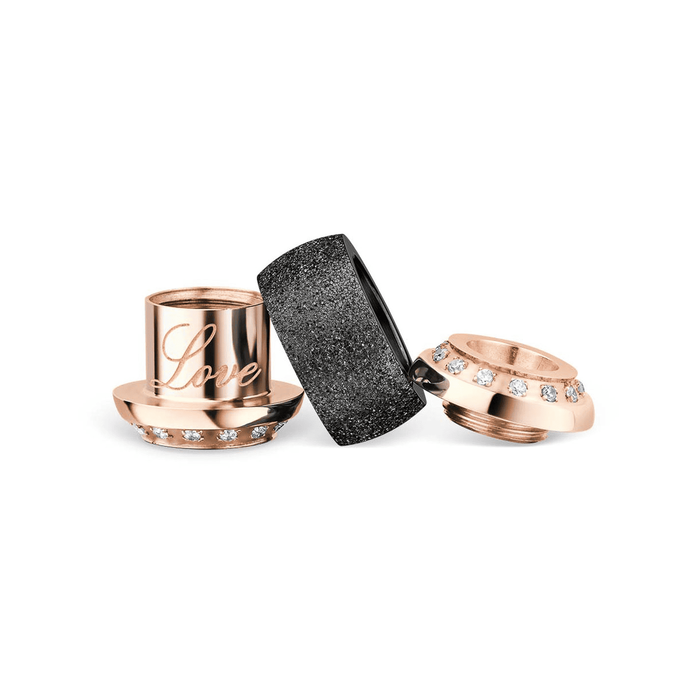 Charm Edelstahl rosé vergoldet Arctic Symphony Charm Edelstahl rosé vergoldet Arctic Symphony