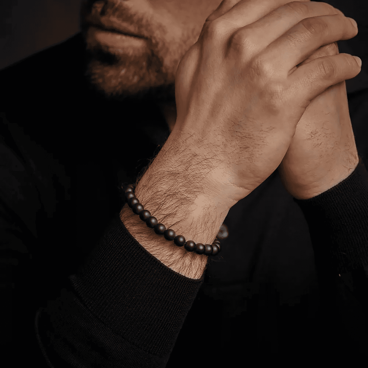 Armband Edelstahl schwarz Mad Panther - All-Black Armband Edelstahl schwarz Mad Panther - All-Black