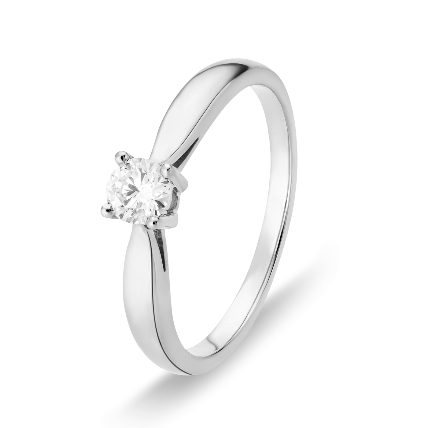 Ring Diamant ca. 0,25 ct. 585er Weißgold Select Solitär