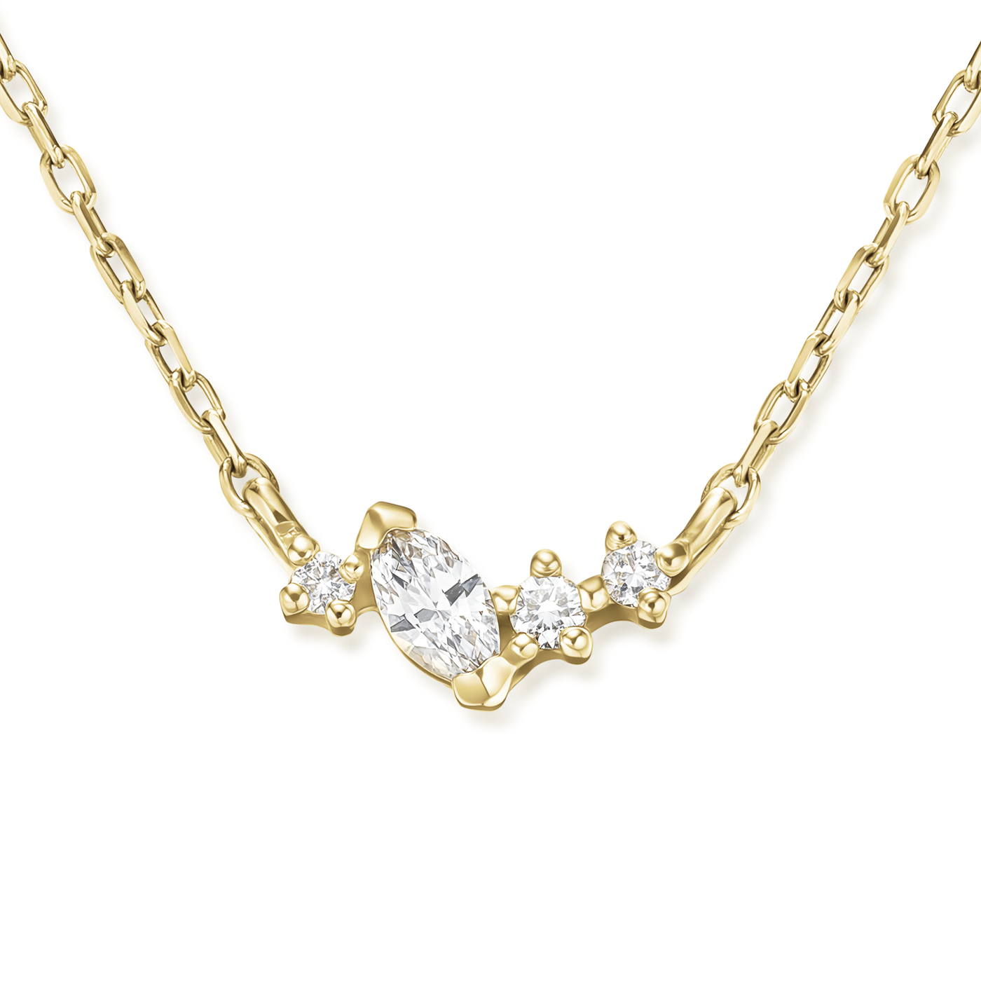Kette syn. Diamant zus. 0,055ct. 585er Gelbgold Celestial Kette syn. Diamant zus. 0,055ct. 585er Gelbgold Celestial