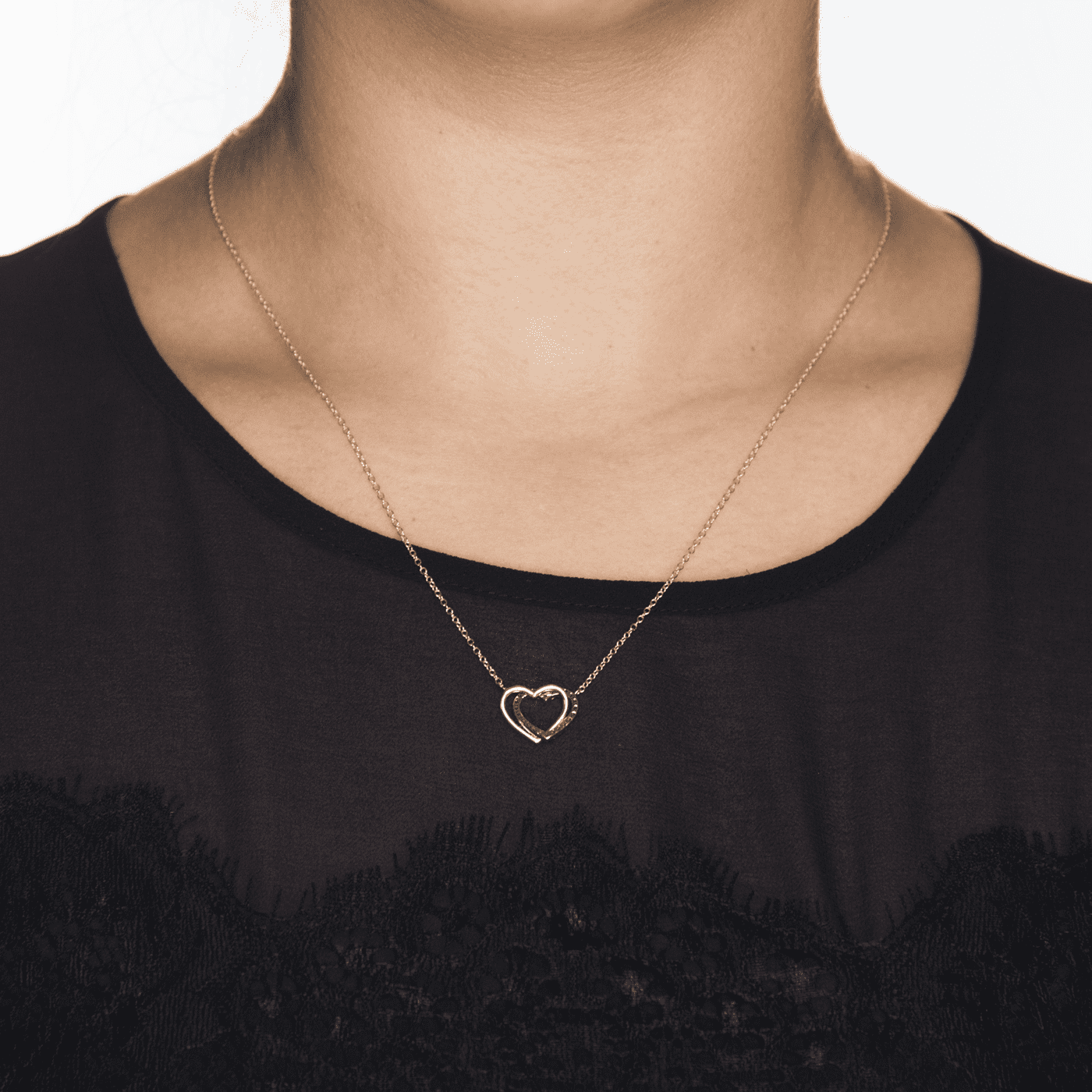 Kette Zirkonia 375er bicolor  Kette Zirkonia 375er bicolor
