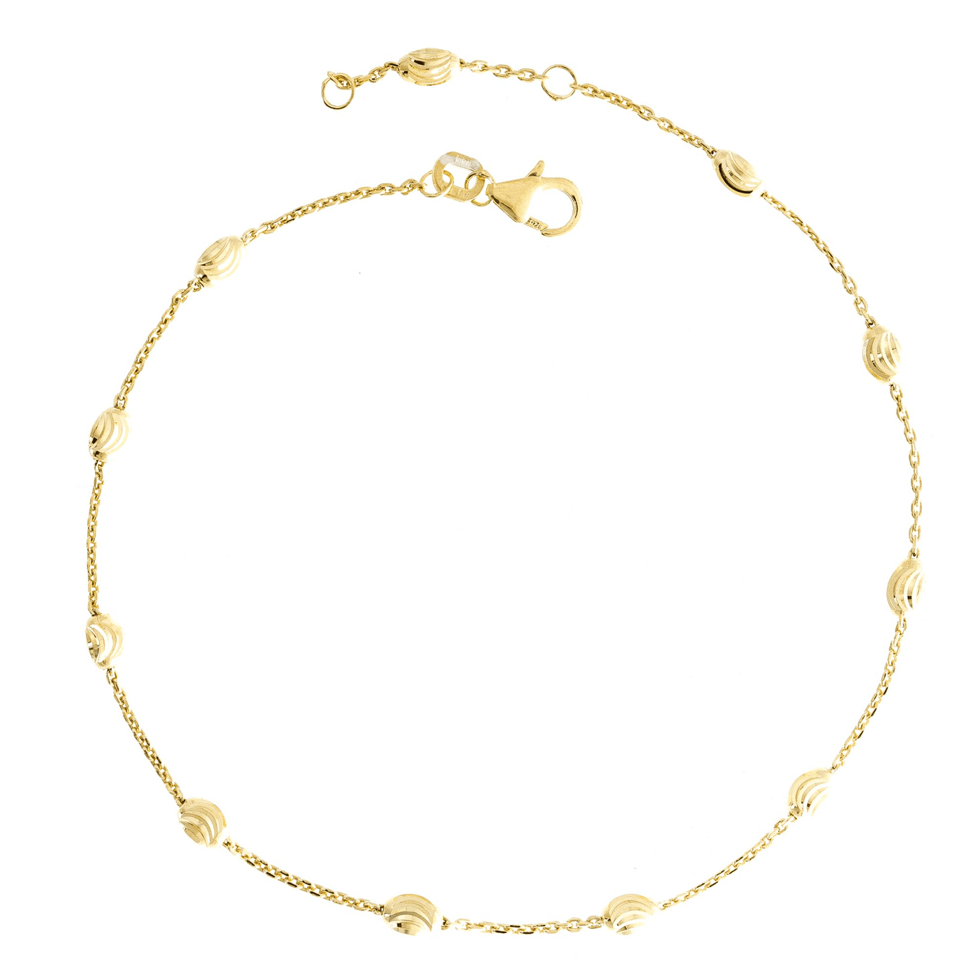 Fußkette 925er Silber vergoldet  Fußkette 925er Silber vergoldet