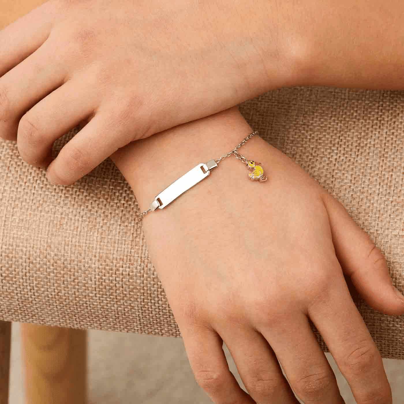 Armband 925er Silber Ente Flatterhaft