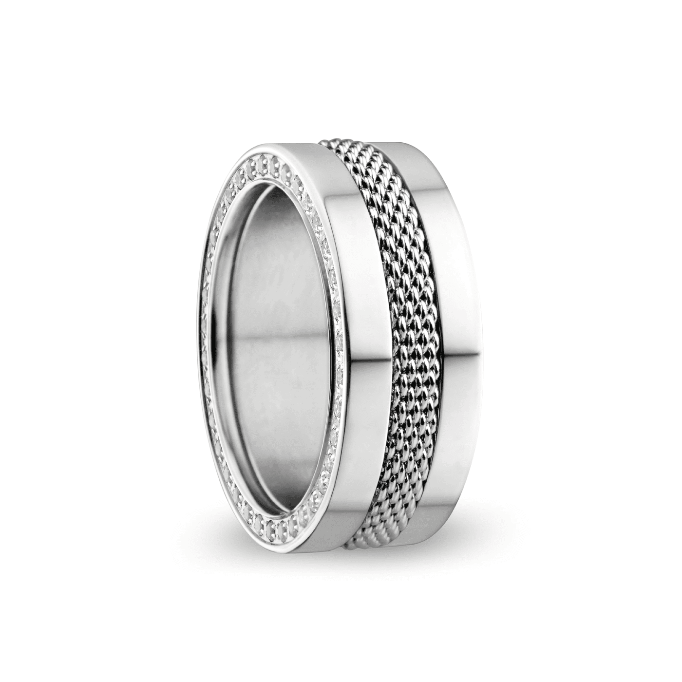 Ring Edelstahl bicolor Kombi Ring Edelstahl bicolor Kombi