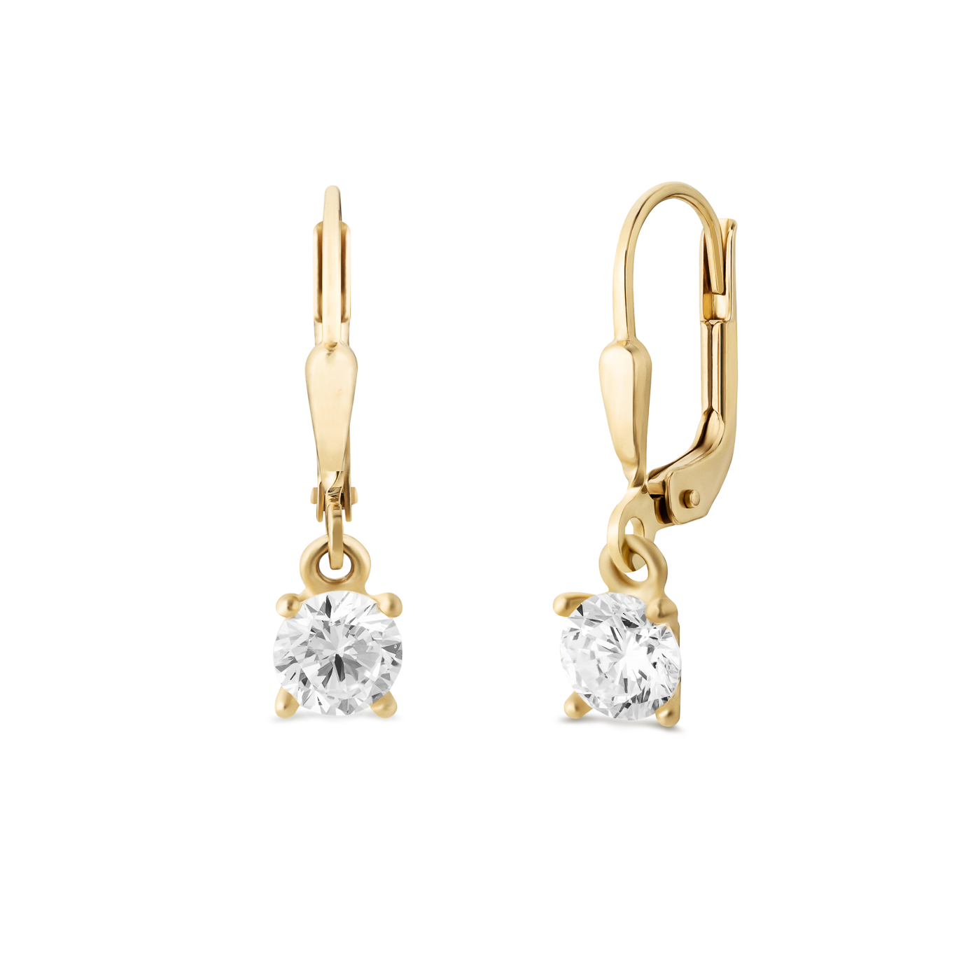 Ohrringe Zirkonia 333er Gelbgold  Ohrringe Zirkonia 333er Gelbgold