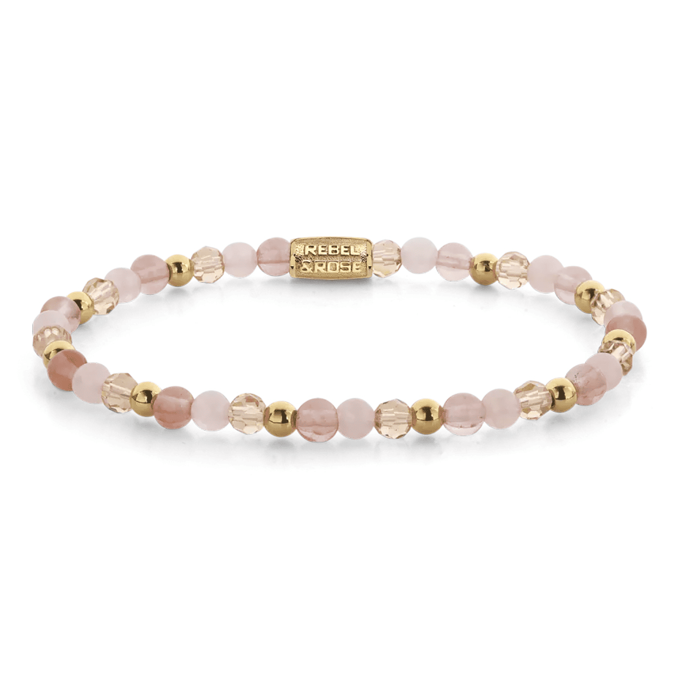 Armband Edelstahl gelb vergoldet Roses and Cherry Glam Rocks