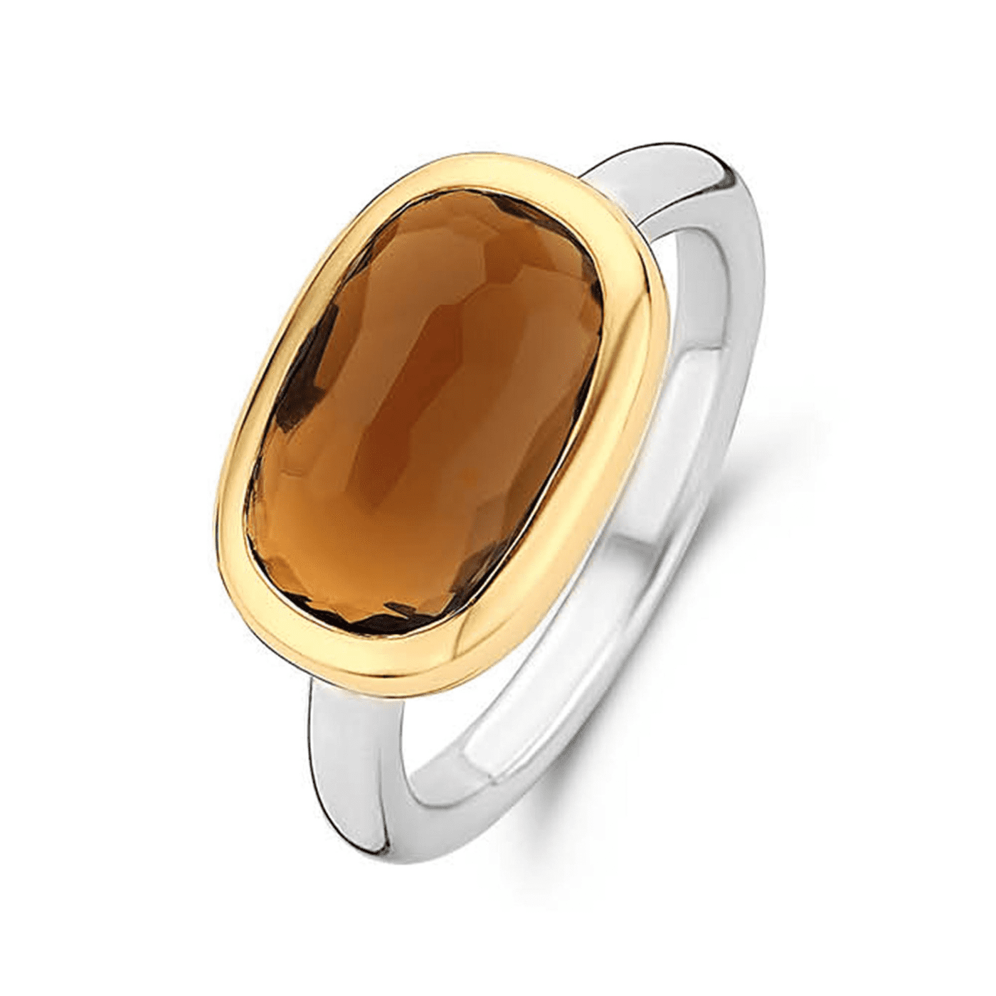 Ring Zirkonia 925er Silber bicolor Vintage Elegance Ring Zirkonia 925er Silber bicolor Vintage Elegance