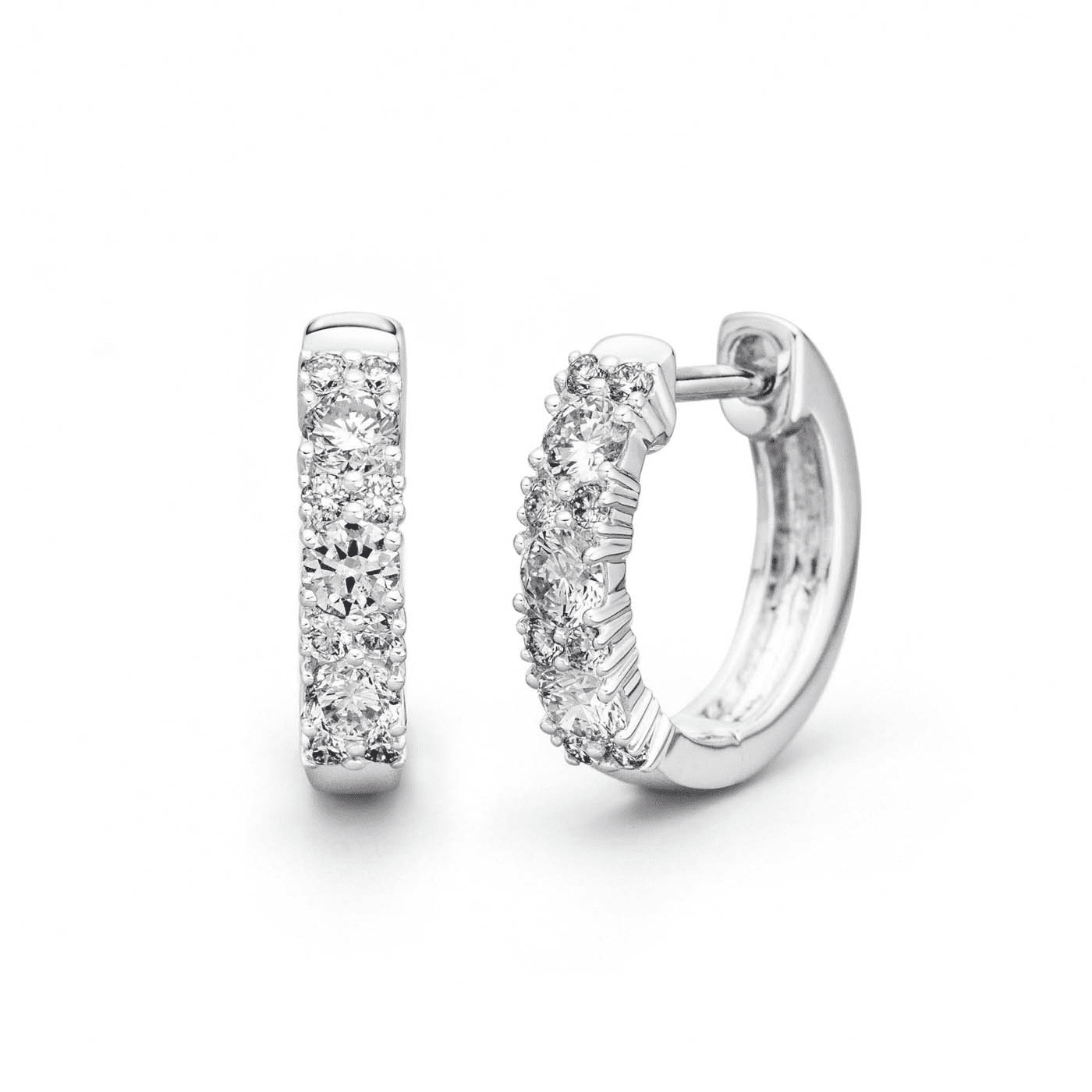 Ohrringe Diamant zus. ca. 0,50 ct. 585er Weißgold Magnolia Ohrringe Diamant zus. ca. 0,50 ct. 585er Weißgold Magnolia