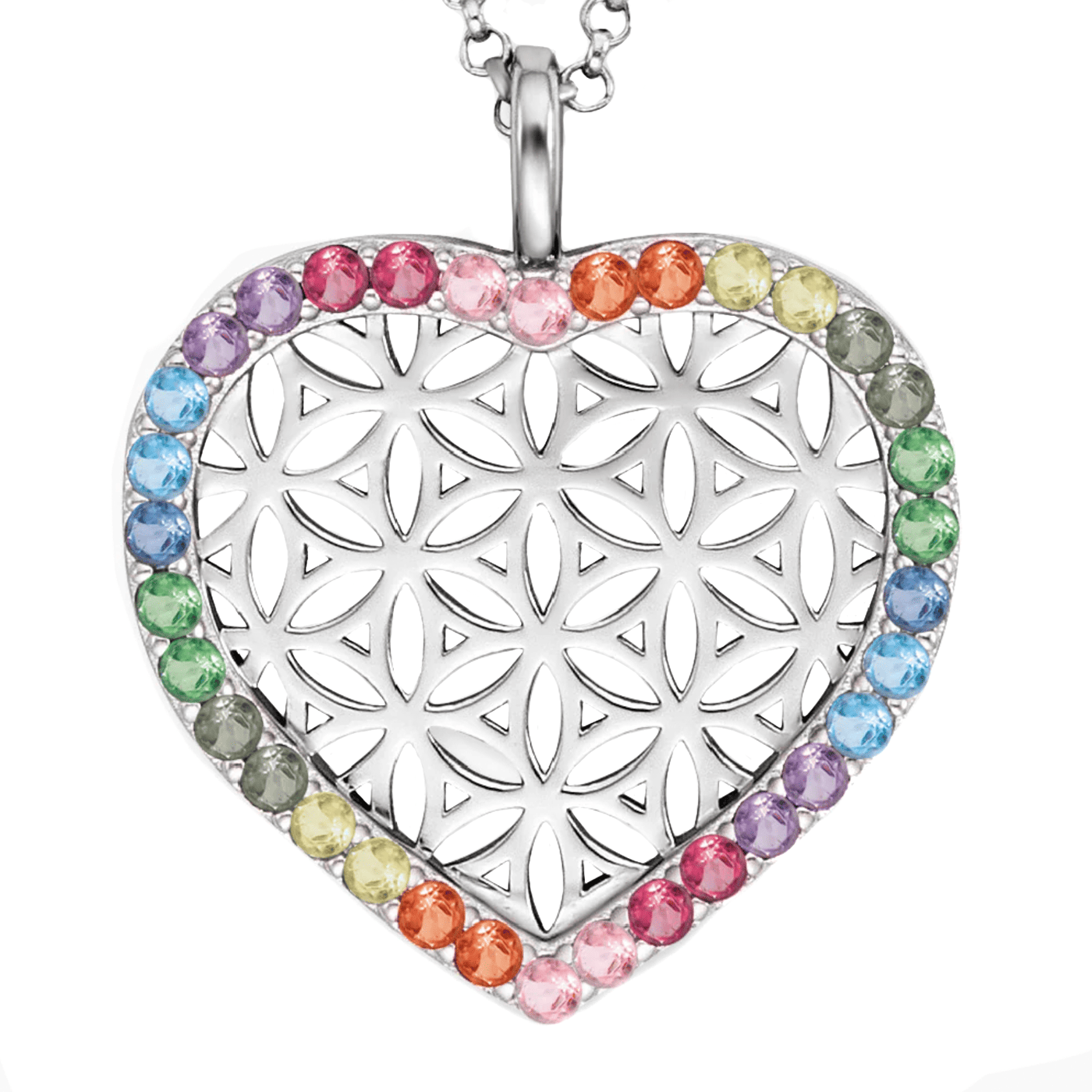 Kette Zirkonia 925er Silber Bloom