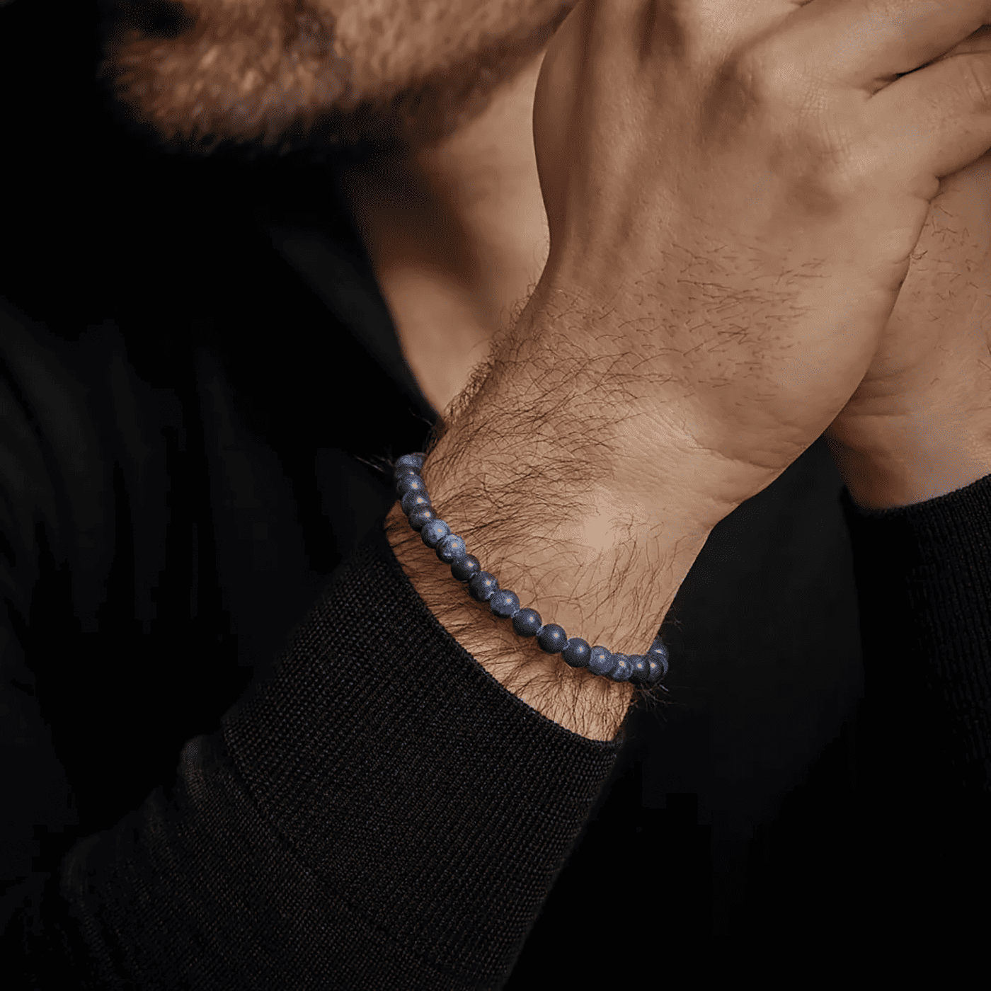 Armband Edelstahl Midnight Blue Vintage Armband Edelstahl Midnight Blue Vintage