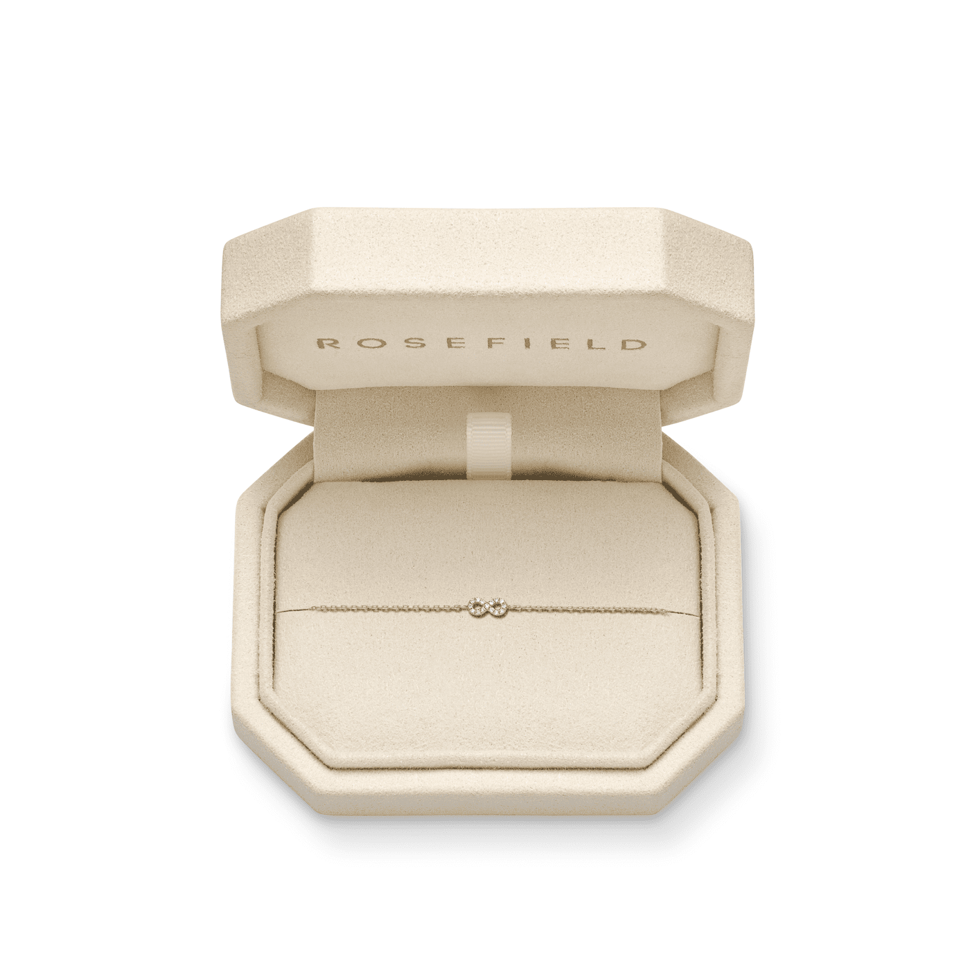 Armband syn. Diamant zus. 0,031ct. 585er Gelbgold Infinity Armband syn. Diamant zus. 0,031ct. 585er Gelbgold Infinity