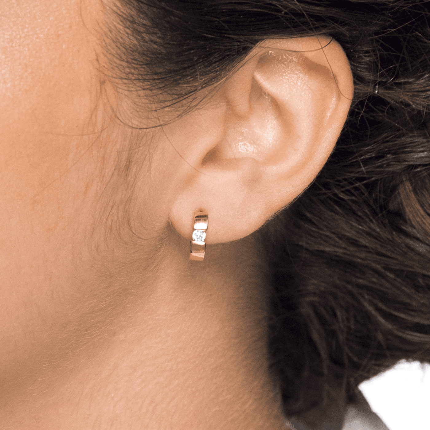 Ohrringe Zirkonia 333er Gelbgold 