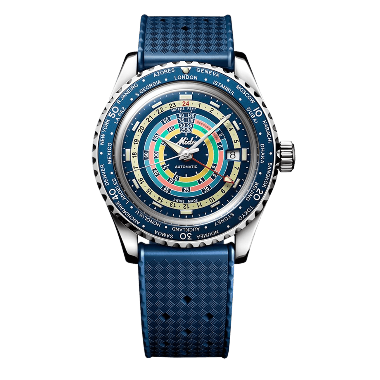 Decompression Worldtimer Automatik Uhr