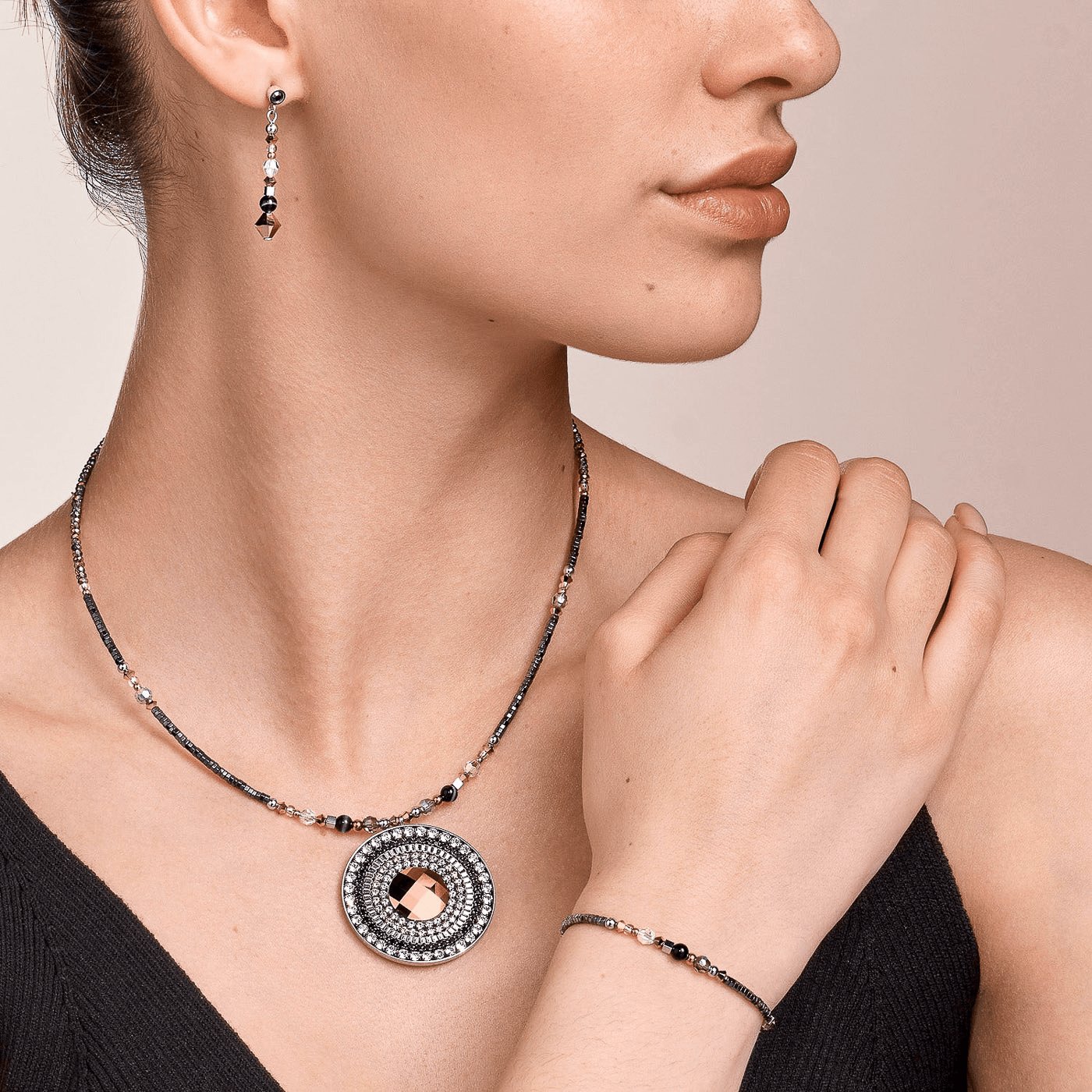 Kette Swarovski® Kristall Edelstahl Kette Swarovski® Kristall Edelstahl