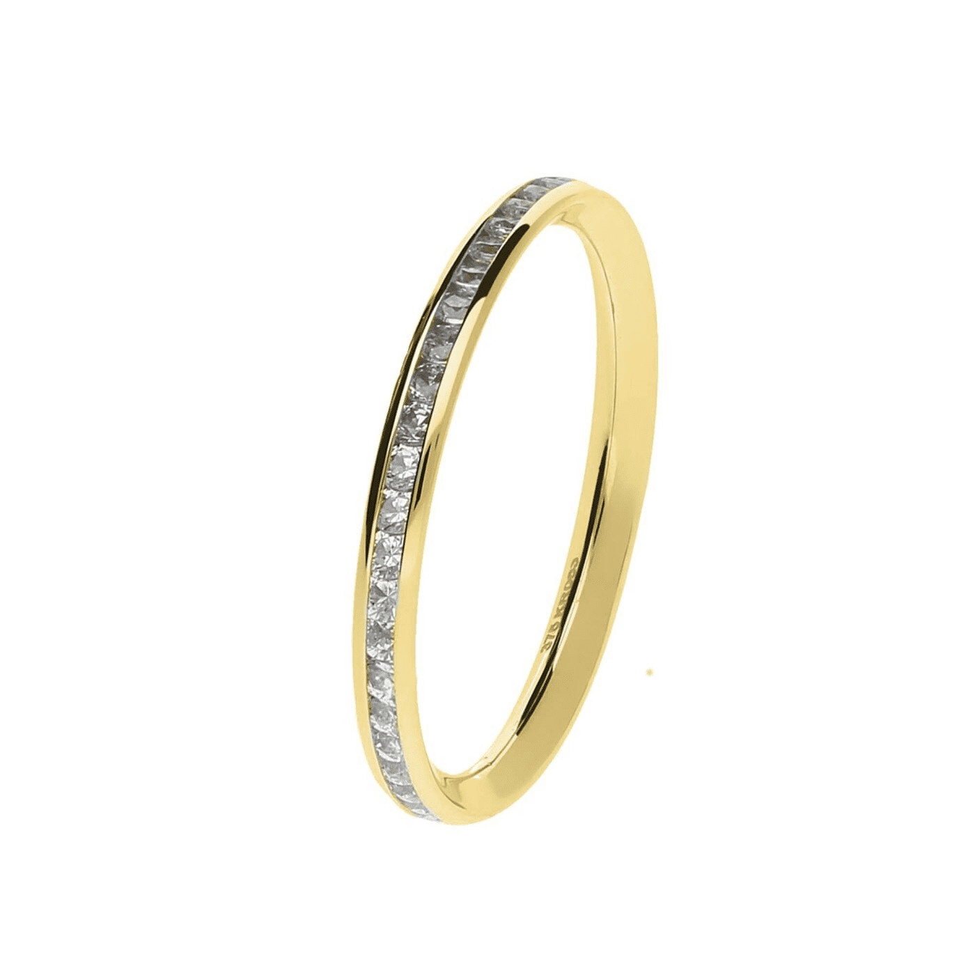 Ring Zirkonia 375er Gelbgold 