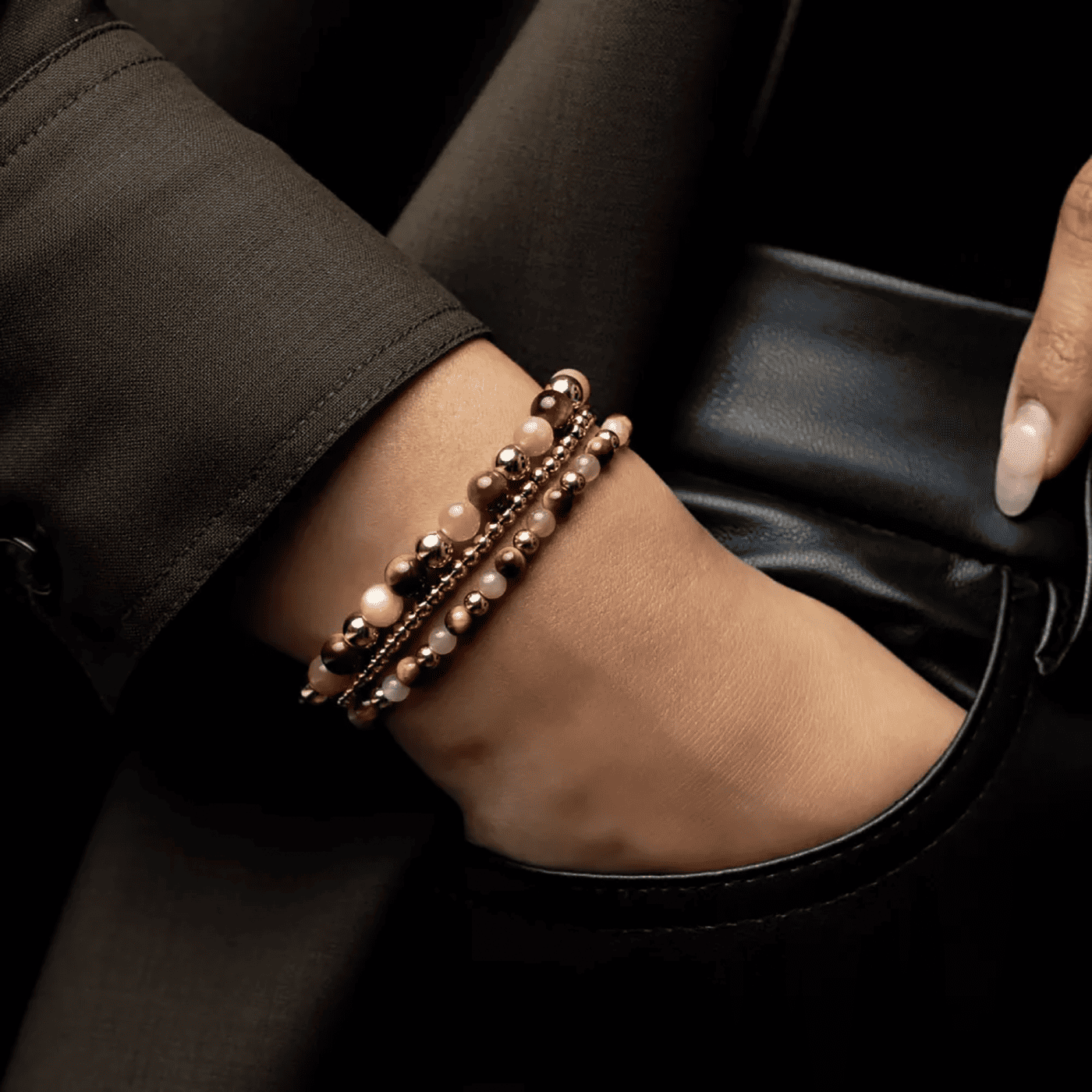 Armband Edelstahl gelb vergoldet Sunset Beach Armband Edelstahl gelb vergoldet Sunset Beach