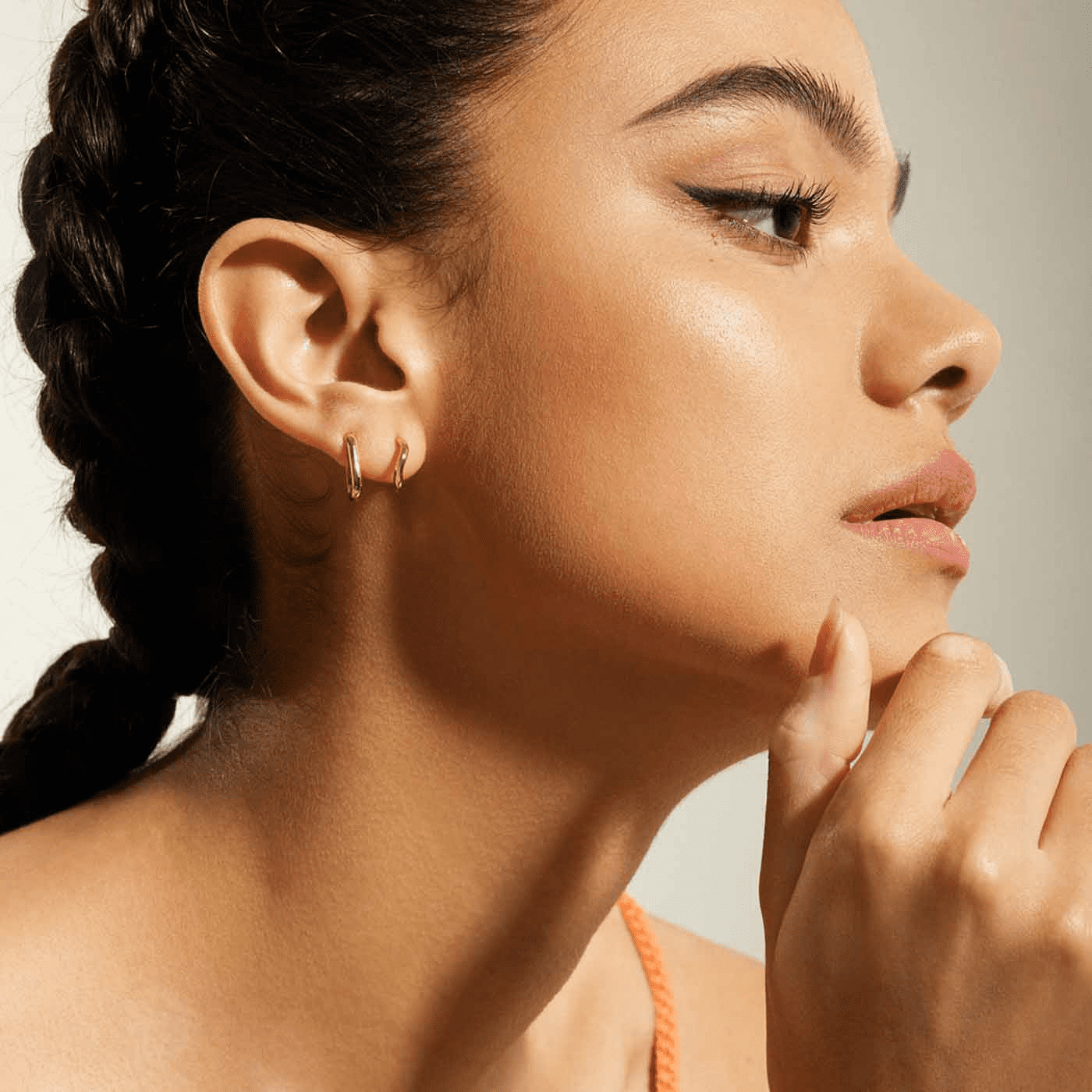 Ohrringe 925er Silber gelb vergoldet Rising Sun