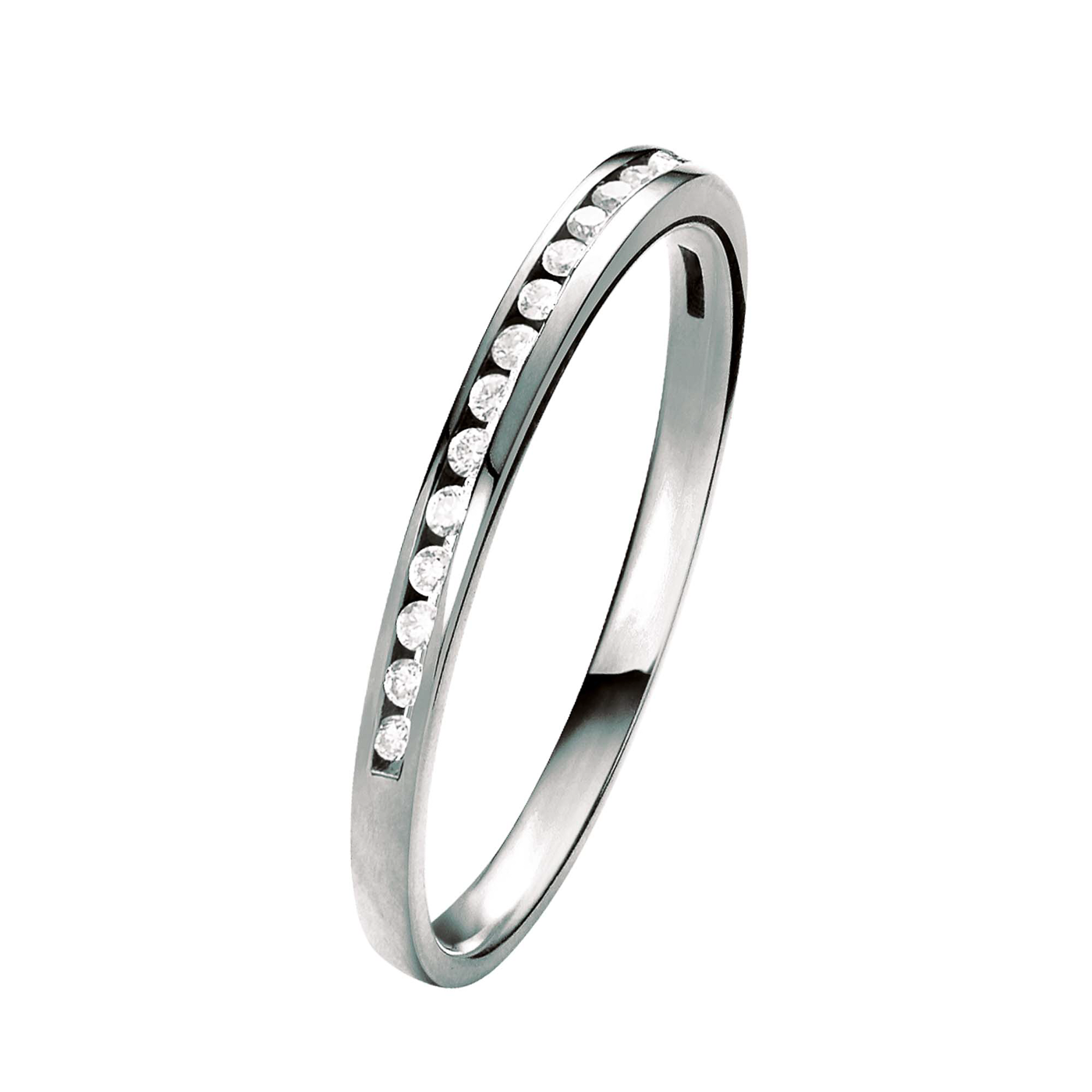 Ring Diamant zus. ca. 0,10 ct. 333er Weißgold Ring Diamant zus. ca. 0,10 ct. 333er Weißgold