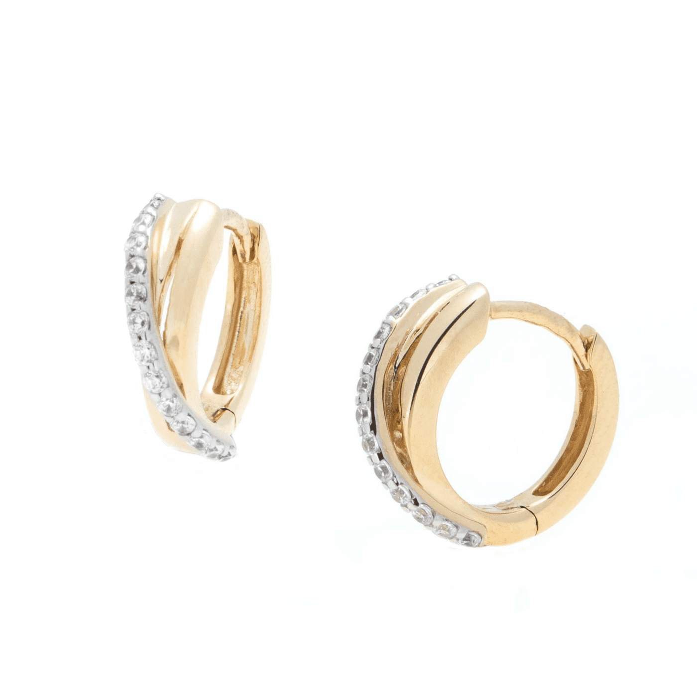 Ohrringe Zirkonia 333er Gelbgold  Ohrringe Zirkonia 333er Gelbgold
