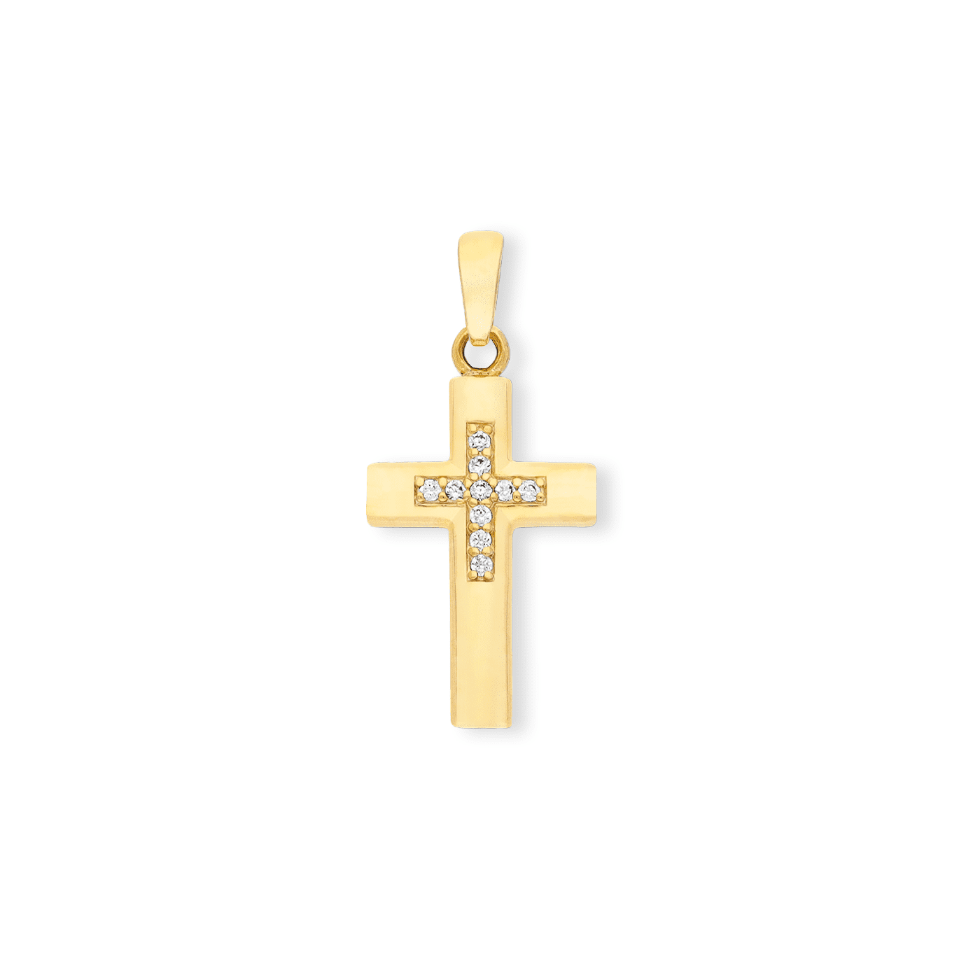 Anhänger Zirkonia 333er Gelbgold  Anhänger Zirkonia 333er Gelbgold