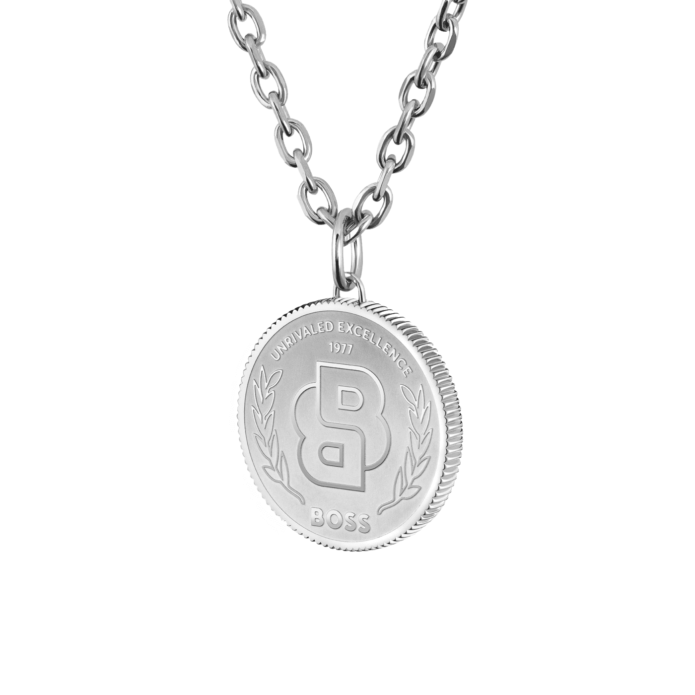 Kette Edelstahl Double B Coin