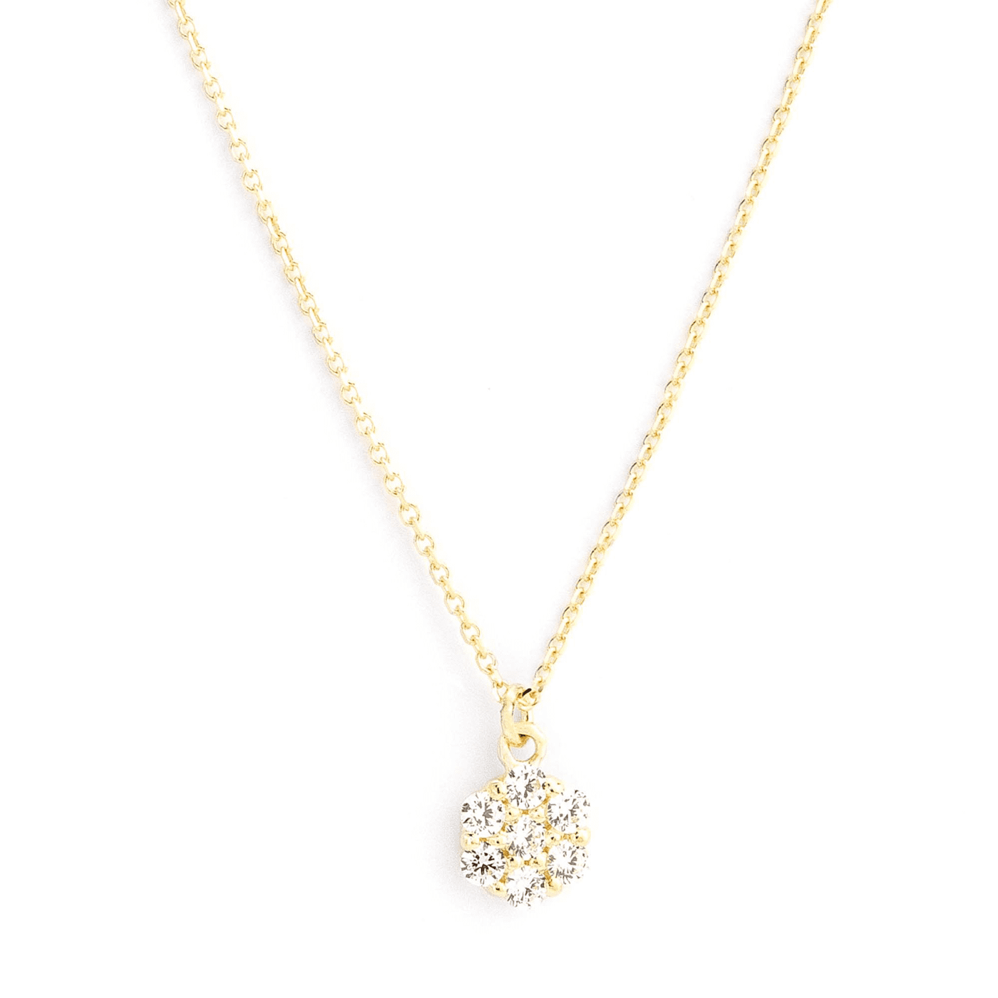 Kette Zirkonia 375er Gelbgold  Kette Zirkonia 375er Gelbgold